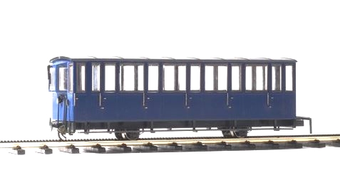 Ferro Train 1020-03 - Voiture voyageurs bleue 2 essieux, Schafbergbahn, époque V/VI