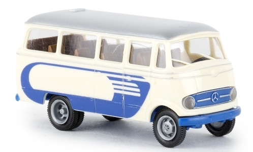 Brekina 36146 - Minibus MB L 319, beige et blanc