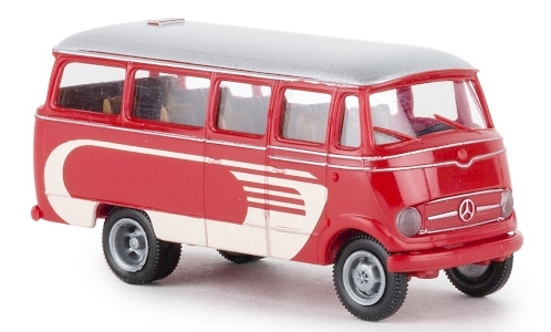 Brekina 36147 - Minibus MB L 319, rouge et blanc