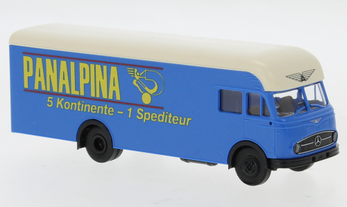 Brekina 57232 - Camion Mercedes-Benz LP 322 tôlé transport de meubles Panalpina