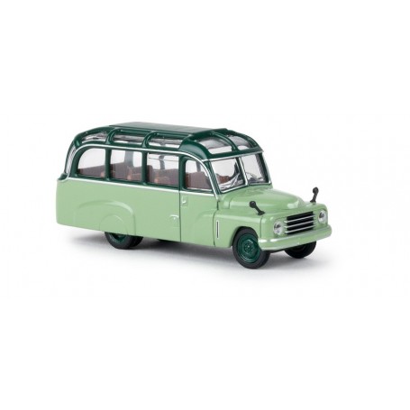 Brekina 58182 - Autocar Hanomag L 28, vert clair / vert foncé