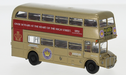 Brekina 61106 - AEC Routemaster, jubilé d'or Reine Elizabeth II 2002