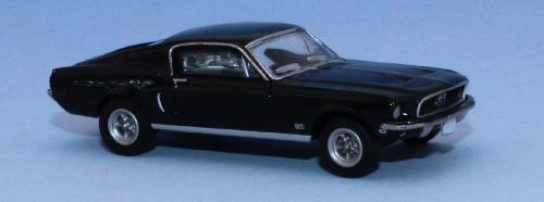 Brekina 19601 - Ford Mustang Fastback 1968, schwarz