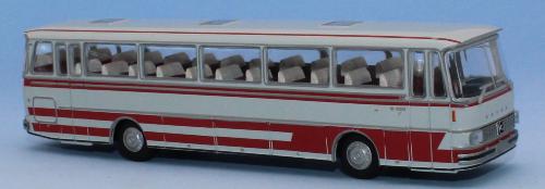 Brekina 56055 - Coach Setra S 150 H, grau / rot