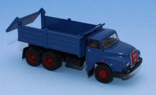 Brekina 78100 - Camion MAN 26.280 DHAK, blau / schwarz