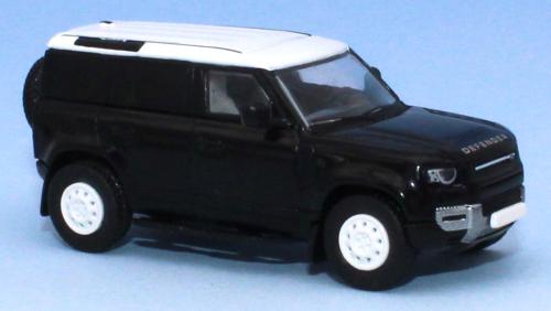 PCX870391 - Land Rover Defender II 110, schwarz / weiss