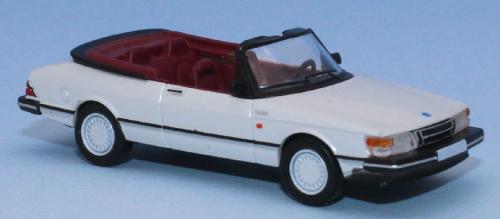 PCX870668 - Saab 900 cabriolet, metallic weiss, 1986