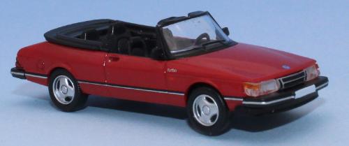 PCX870669 - Saab 900 cabriolet, rot, 1986