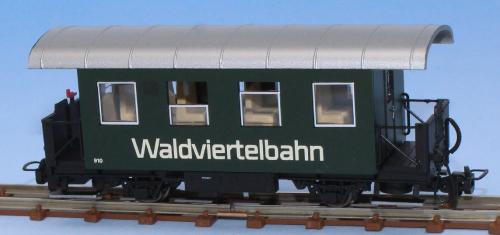 Liliput 344380 - Personenwagen der Waldviertelbahn 2-achsig NÖVÖG, Nr 910, Ep VI