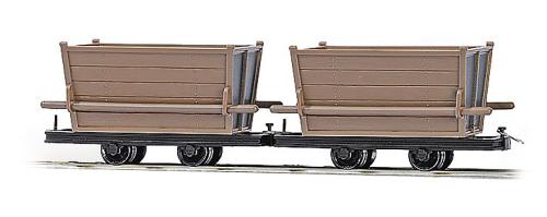 Busch 12201 - 2 wagonnets transport de tourbe, HOf