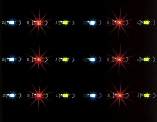 Faller 180649 - Guirlande lumineuse à LED (30 ampoules de différentes couleurs)