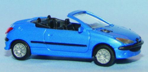 SAI 2197 - Peugeot 206 cabriolet, bleu recife métallisé
