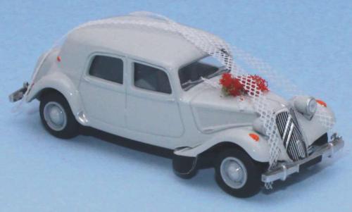 SAI 6116 - Citroën Traction 11B 1952, gris perle voiture des mariés