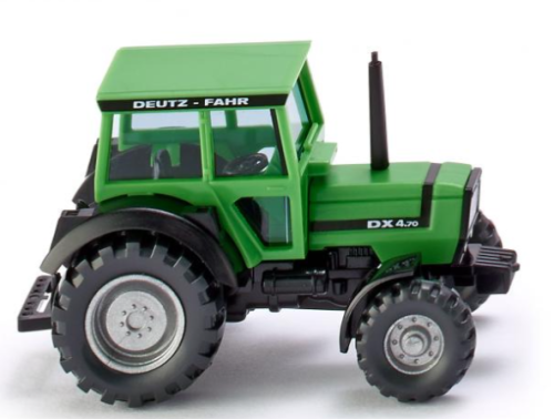 Wiking 038601 - Traktor Deutz Fahr DX 4.70, grün kabine
