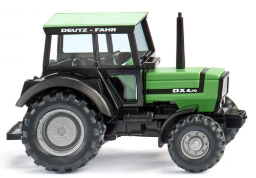 Wiking 038602 - Traktor Deutz Fahr DX 4.70, schwarz kabine
