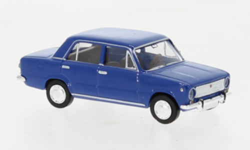 Brekina 22414 - Fiat 124, blau, 1966