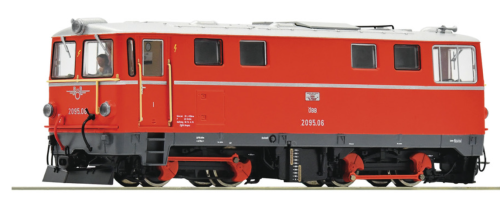 Roco 33321 -  Locomotive Diesel ÖBB 2095.06, rouge-orange / ivoire, époque IV