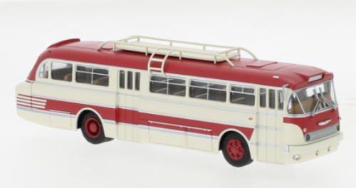Brekina 59563 - Autobus Ikarus 66, weiss / rot, 1968