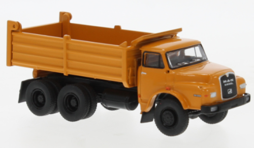 Brekina 78104 - Camion MAN 26.280 DHAK, orange / schwarz