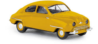 Brekina 28604 - Saab 92 , jaune