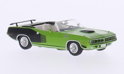 Ricko 38083 - Plymouth Hemi Cuda cabriolet, vert et noir