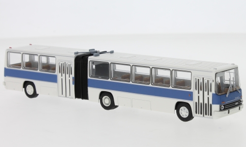 Brekina 59753 - Autobus Ikarus 280 , bleu et blanc, 3 portes