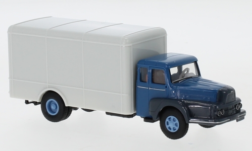 Brekina 85512 - Camion UNIC Izoard, tôlé, bleu et gris