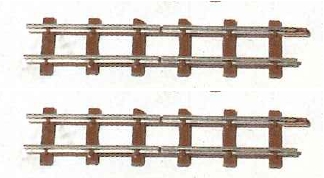 Minitrains 9304 -  2 rails droits de coupure, longueur 77 mm