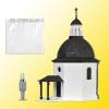 Vollmer 42412 - Silent Night Memorial Chapel with LED lighting and artificial snow, functional kit