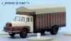 SAI 1675 - Camion maraicher Unic ZU 122 Izoard, ivoire et brun, avec conducteur