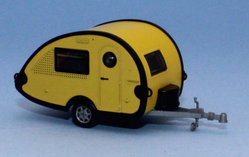 Wiking 009236 - caravan T@B, yellow / black