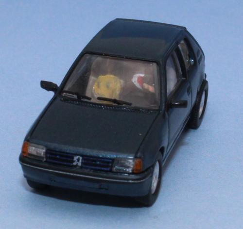 SAI 1634 - Peugeot 205 XR, Ming blue, with driver and passenger
