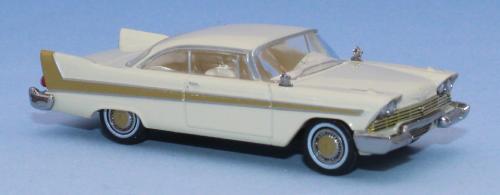 Brekina 19677 - Plymouth Fury, beige / gold, 1958