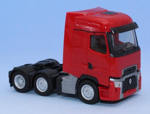 Herpa 315104-002 - Tractor Renault T facelift, 3 axles, red