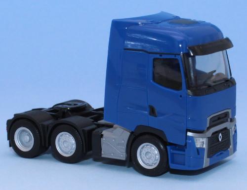 Herpa 315104 - Tractor Renault T facelift, 3 axles, blue