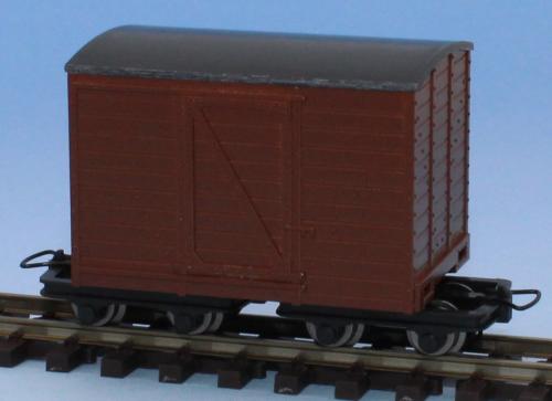 Minitrains 5118 -  Wagonnet couvert brun