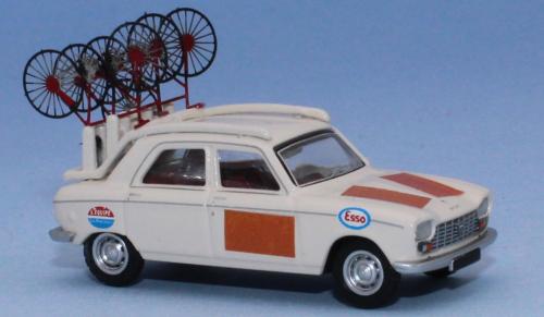 SAI 6288 - Peugeot 204 team THE NETHERLANDS 1967-1968 (with specific bike rack, hand-painted photoetched metal bikes)