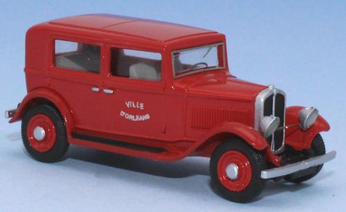 SAI 7276 - Renault Vivaquatre KZ9 1932, rouge pompiers d'Orléans