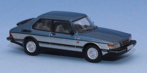 PCX870651 - Saab 900 Turbo, metallic light blue / silver, 1986
