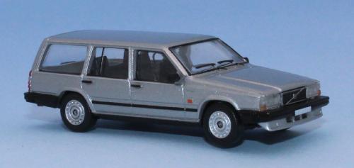 PCX870664 - Volvo 740 break, silver, 1985