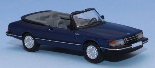 PCX870670 - Saab 900 cabriolet, metallic dark blue, 1986