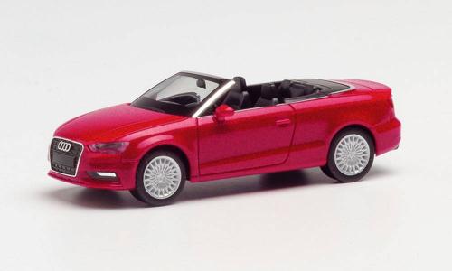 Herpa 038300-002 - Audi A3 cabriolet, rouge tango métallisé