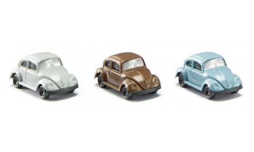 Wiking 090002 - 3 VW Beetles