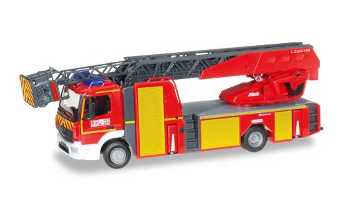 Herpa 095679 - Camion pompiers Mercedes-Benz ATEGO 13 EPA, SDIS Haut-Rhin