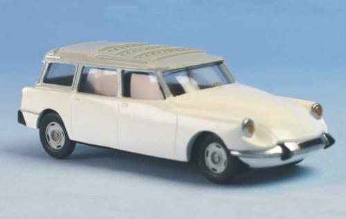SAI 3102 - Citroën ID 19 break 1959 blanc, toit gris clair