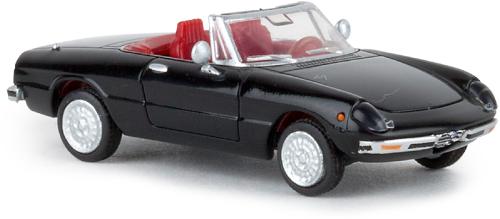 Brekina 29606 - Alfa Romeo Spider Fastback noire (1966 - 1969)