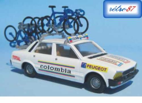SAI 4701 - Peugeot 505, équipe Colombia, 1984