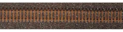 Tillig 86500 - Semelle de ballast brun foncé, pour rail droit, longueur 228 mm
