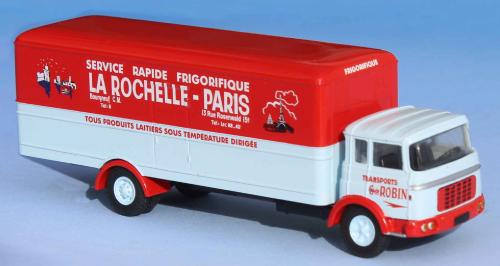 SAI 4477 - Camion Berliet GRK 10 tôlé isotherme, transports Claude Robin, La Rochelle