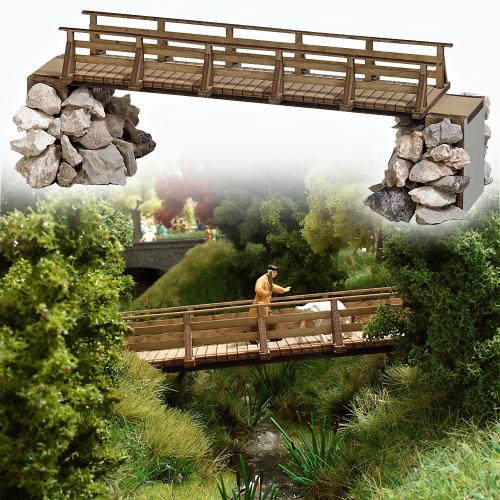Busch 1497 - Wooden bridge